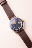 1980 Rolex 16808 Gold Submariner Unpolished w/ Everblue Dial