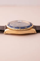 1980 Rolex 16808 Gold Submariner Unpolished w/ Everblue Dial