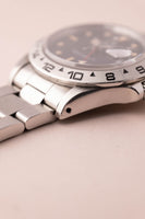 1988 Rolex 16550 Black Dial Explorer-II Pumpkinish