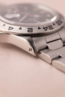 1988 Rolex 16550 Black Dial Explorer-II Pumpkinish