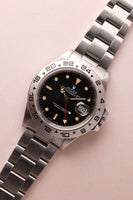 1988 Rolex 16550 Black Dial Explorer-II Pumpkinish