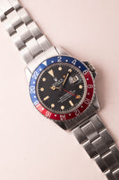 1967 Rolex 1675 GMT MK1 “Long-E” Pepsi insert