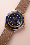 1987 Rolex gold 16808 Submariner w/ turning Purple dial