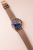 1987 Rolex gold 16808 Submariner w/ turning Purple dial