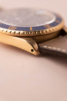 1987 Rolex gold 16808 Submariner w/ turning Purple dial