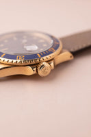 1987 Rolex gold 16808 Submariner w/ turning Purple dial