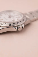 1990 Rolex Polar White 16570 Chi-Chi Explorer-II w/ Punched Papers