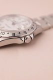 1990 Rolex Polar White 16570 Chi-Chi Explorer-II w/ Punched Papers