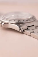 1990 Rolex Polar White 16570 Chi-Chi Explorer-II w/ Punched Papers