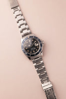 1985 Rolex 16800 Submariner turning tropical w/  blue insert