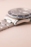 1985 Rolex 16800 Submariner turning tropical w/  blue insert