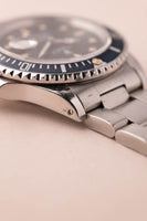 1985 Rolex 16800 Submariner turning tropical w/  blue insert