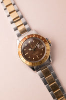 1971 Rolex 1675 GMT Rootbeer on Oyster bracelet