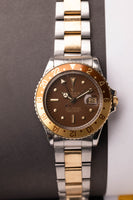 1971 Rolex 1675 GMT Rootbeer on Oyster bracelet