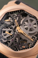 2021 Bvlgari Rose Gold Skeleton Octo finissimo 102946