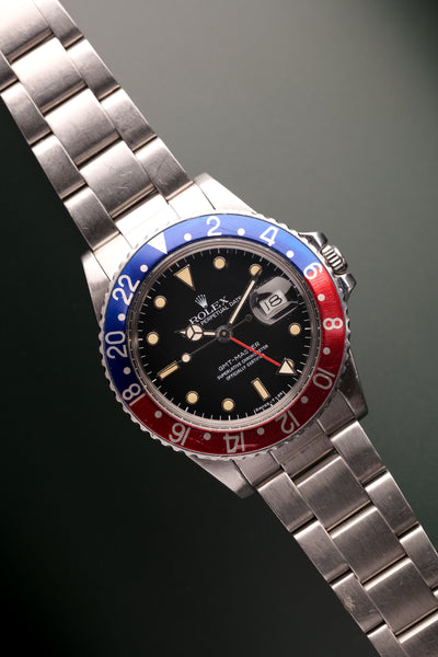 1985 Rolex Pepsi 16750 Spider Dial GMT-Master