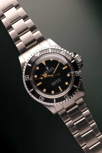 1984 Rolex 5513 Submariner WGS Gloss DIal - Intense Yellow