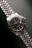 1970 Rolex 1675 MK1 “Long-E” Blackberry GMT