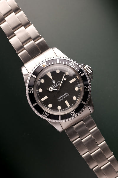 1979 Rolex 5513 Maxi MKII Submariner black insert