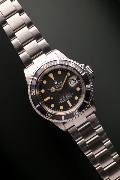 1971 Rolex 1680 MKV Red Submariner