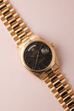 1971 Rolex 1803 Day-Date Black Dial Gold Case