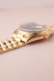 1971 Rolex 1803 Day-Date Black Dial Gold Case