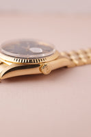 1971 Rolex 1803 Day-Date Black Dial Gold Case
