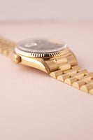 1971 Rolex 1803 Day-Date Black Dial Gold Case