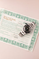 1985 Rolex 5513 Submariner Spider Dial unpolished with papers