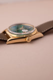 1973 Rolex 1601 Gold Date-Just Malachite Dial