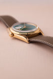 1973 Rolex 1601 Gold Date-Just Malachite Dial