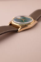 1973 Rolex 1601 Gold Date-Just Malachite Dial