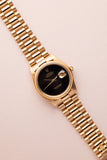 1979 Rolex 16018 Gold Date-Just Onyx Stone Dial