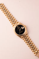 1979 Rolex 16018 Gold Date-Just Onyx Stone Dial