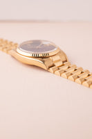 1979 Rolex 16018 Gold Date-Just Onyx Stone Dial