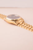 1979 Rolex 16018 Gold Date-Just Onyx Stone Dial