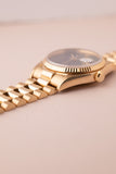 1979 Rolex 16018 Gold Date-Just Onyx Stone Dial