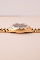 1979 Rolex 16018 Gold Date-Just Onyx Stone Dial