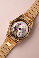 1979 Rolex 16018 Gold Date-Just Onyx Stone Dial