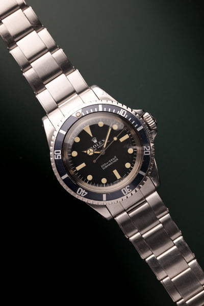 1968 Rolex 5513 Meter’s First Submariner Faded blue Insert - Unpolished
