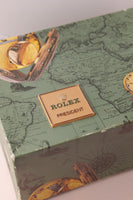 1985 Rolex 18038 Day-Date Yellow Gold Ruby + Diamond String Dial - Unpolished -  Box and Papers
