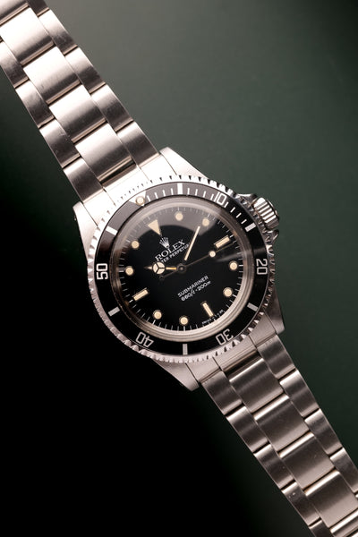 1986 Rolex 5513 Submariner White Gold Surrounds
