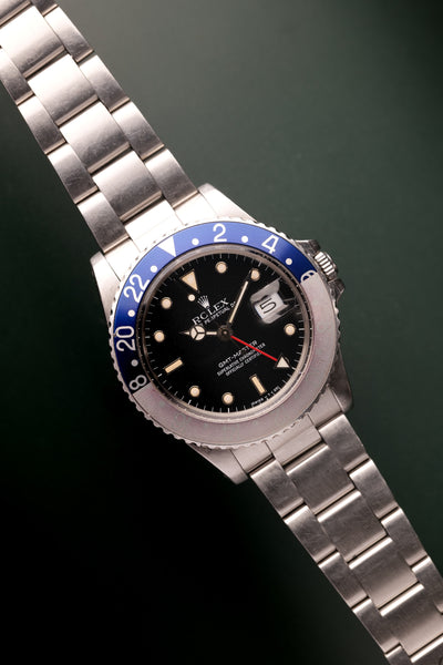 1987 Rolex Pesi 16750 GMT WGS dial Unpolished