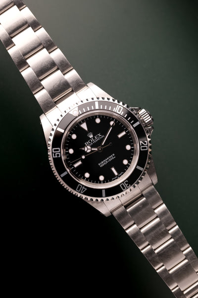 2002 Rolex 14060 Submariner Black Insert - Unpolished