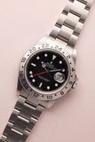 2006 Rolex 16570 Explorer II Black Dial Box & Papers w rare 3186 mvmt