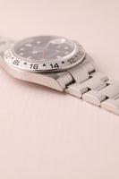 2006 Rolex 16570 Explorer II Black Dial Box & Papers w rare 3186 mvmt