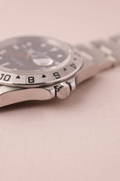 2006 Rolex 16570 Explorer II Black Dial Box & Papers w rare 3186 mvmt