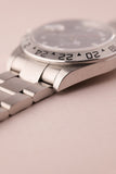2006 Rolex 16570 Explorer II Black Dial Box & Papers w rare 3186 mvmt