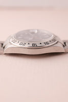 2006 Rolex 16570 Explorer II Black Dial Box & Papers w rare 3186 mvmt
