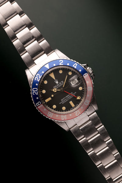 1981 Rolex 16750 GMT Faded Pepsi - Unpolished
